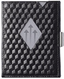 Exentri Leather Leather Wallet black cube