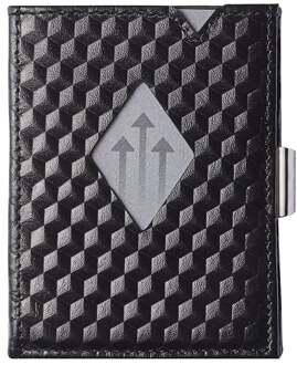 Exentri Leather Leather Wallet black cube