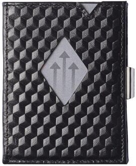 Exentri Wallet RFID Black Cube Zwart - 90 x 70 x 10 mm