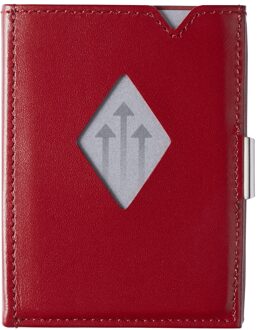 Exentri wallet RFID portemonnee Rood Leer