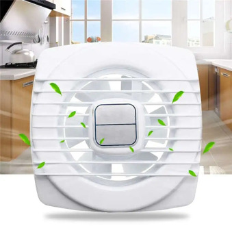 Exhaust Fan Kitchen Bathroom Room Toilet Low Noise Ventilator Fan Hotel Wall Silent Extractor Pipe Exhaust Fan