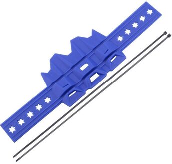 Exhaust Shield Protector Cover Uitlaat Uitlaatdemper Bescherming Cover Warmte Bescherming Fit Voor 100Mm-140Mm blauw
