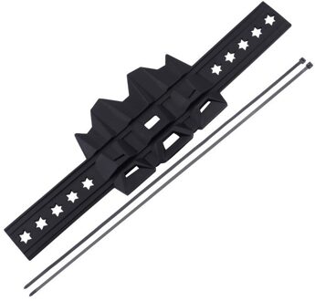 Exhaust Shield Protector Cover Uitlaat Uitlaatdemper Bescherming Cover Warmte Bescherming Fit Voor 100Mm-140Mm zwart