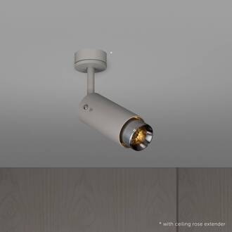 Exhaust spot flex grijs/staal steengrijs, staal