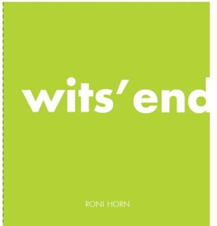 Exhibitions International Roni Horn. Wits' End - Michelle White