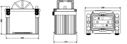 Exide Accu Maxxima 900 AGM 50Ah EX900