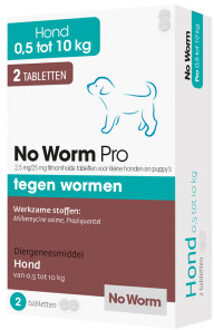 Exil No Worm Pro - Kleine Hond - 4 Tabletten