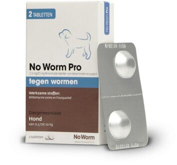 Exil No Worm Pro - Puppy - 2 tabletten