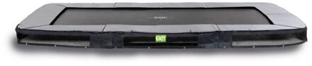 EXIT Elegant Premium Sports - Inground trampoline - 244 x 427 cm x 2 cm - Zwart - Rechthoekig