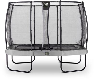 EXIT Elegant Premium Trampoline 214 x 366 cm met Deluxe Veiligheidsnet Grijs