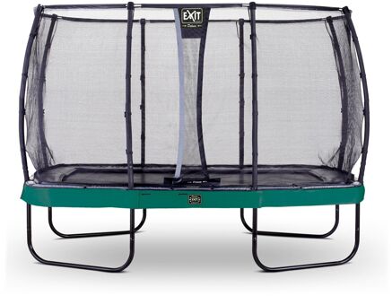 EXIT Elegant Premium Trampoline 244 x 427 cm met Deluxe Veiligheidsnet Groen