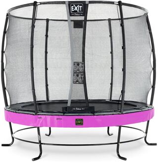 EXIT Elegant Premium Trampoline Ø 253 cm met Deluxe Veiligheidsnet Paars