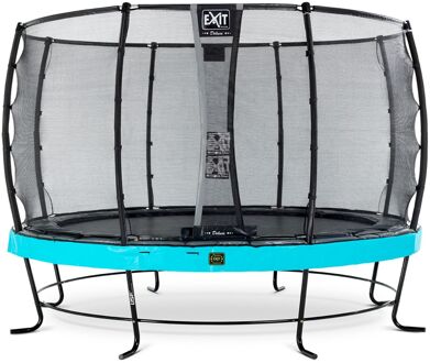 EXIT Elegant Premium Trampoline Ø 366 cm met Deluxe Veiligheidsnet Blauw