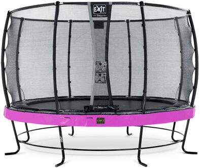 EXIT Elegant Premium Trampoline Ø 366 cm met Deluxe Veiligheidsnet Paars