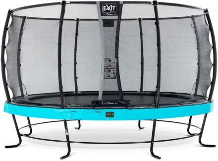 EXIT Elegant Premium Trampoline Ø 427 cm met Deluxe Veiligheidsnet Blauw