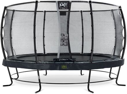 EXIT Elegant Premium Trampoline Ø 427 cm met Deluxe Veiligheidsnet Zwart