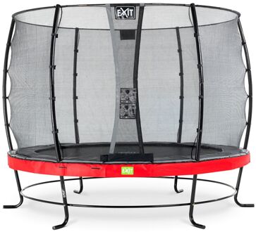 EXIT Elegant Trampoline Ø 305 cm met Economy Veiligheidsnet Rood