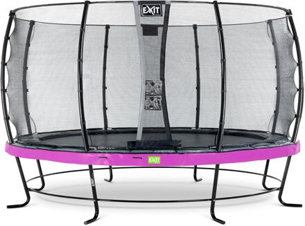 EXIT Elegant Trampoline Ø 427 cm met Economy Veiligheidsnet Paars