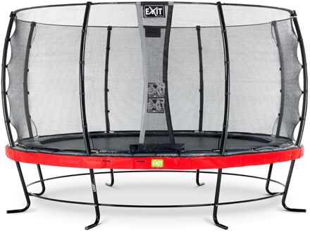 EXIT Elegant Trampoline Ø 427 cm met Economy Veiligheidsnet Rood