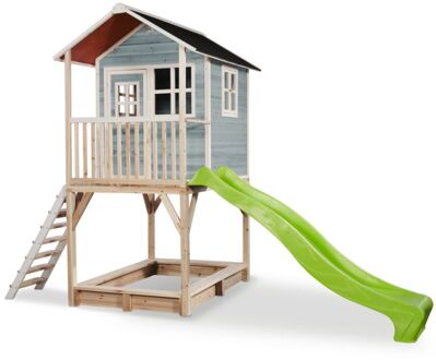 EXIT Loft 700 houten speelhuis - blauw