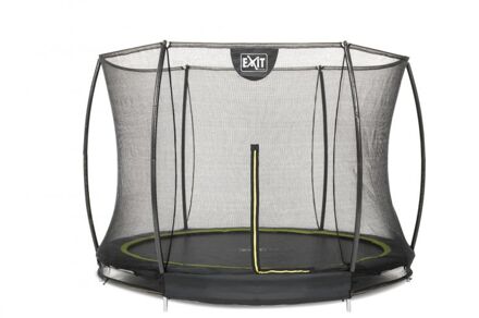 EXIT Silhouette Inground Trampoline Ø 244 cm met Veiligheidsnet Zwart