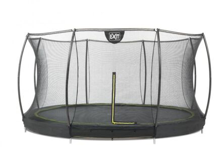 EXIT Silhouette Inground Trampoline Ø 366 cm met Veiligheidsnet Zwart