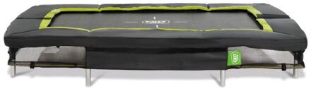 EXIT Silhouette Sports - Inground trampoline - 153 x 214 cm x 2 cm - Zwart - Rechthoekig