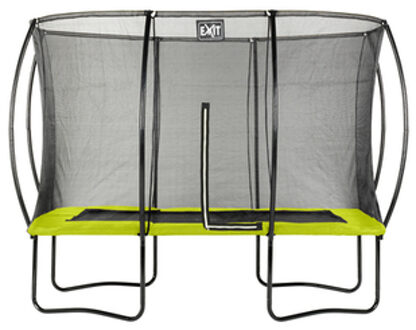 EXIT Silhouette Trampoline 244 x 366 cm met Veiligheidsnet Groen