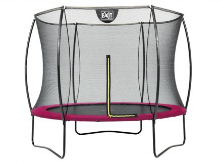 EXIT Silhouette Trampoline Ø 244 cm met Veiligheidsnet Roze