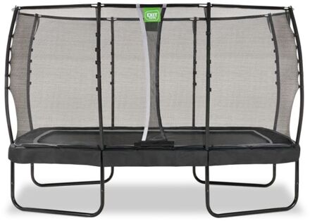 EXIT Trampoline Allure Premium met Veiligheidsnet - 366 x 214 cm - Zwart
