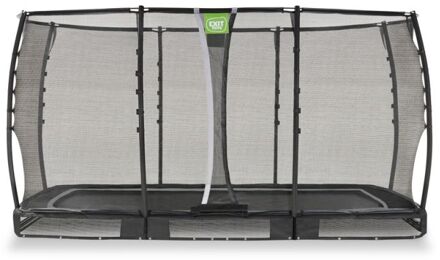 EXIT Trampoline Allure Premium met Veiligheidsnet - Inground - 366 x 214 cm - Zwart