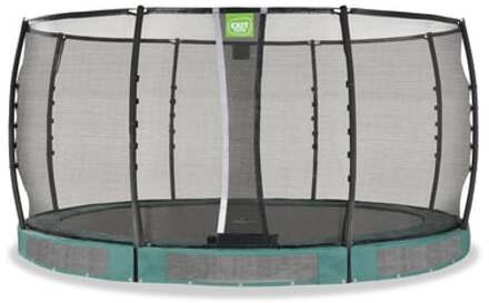 EXIT Trampoline Allure Premium met Veiligheidsnet - Inground - 427 cm - Groen