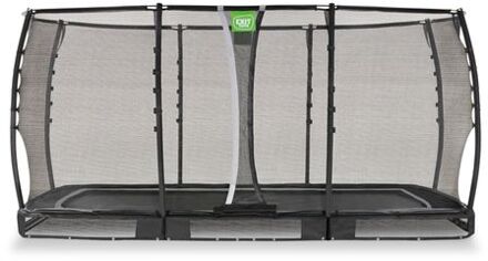 EXIT Trampoline Allure Premium met Veiligheidsnet - Inground - 427 x 244 cm - Zwart