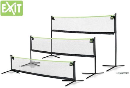 EXIT Verstelbaar Sportnet 300 cm Groen, Zwart
