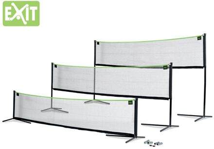 EXIT Verstelbaar Sportnet 500 cm Groen, Zwart