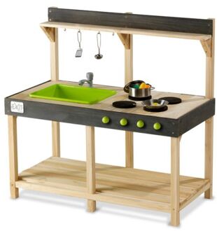 EXIT Yummy 100 houten speelgoed buitenkeuken - naturel Beige