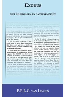 Exodus met inleidingen en verklaringen - Boek F.P.L.C. van Lingen (9057192446)