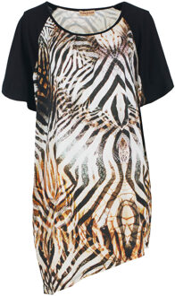 Exotisch Allure Plus Maat Jersey Tuniek - maat Veelkleurig