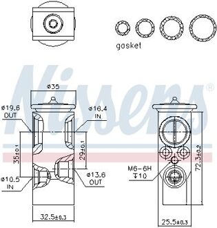 Expansieventiel, airconditioning ** FIRST FIT ** 999396