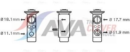 Expansieventiel, airconditioning MS1124