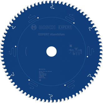 EXPERT Aluminium Cirkelzaagblad | 254 x 2,4/1,8 x 25,4 mm | T80 - 2608902243