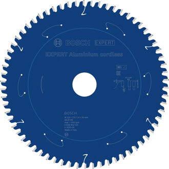 EXPERT Aluminium cordless Cirkelzaagblad | 210 x 2/1,4 x 30 mm | T66 - 2608902123