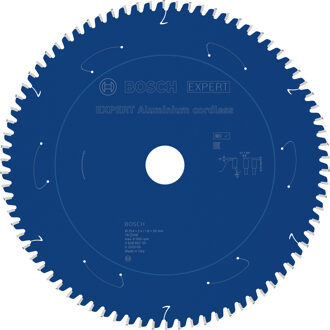 EXPERT Aluminium cordless Cirkelzaagblad | 254 x 2,4/1,8 x 30 mm | T78 - 2608902191