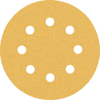 Expert C470 schuurpapier voor excenterschuurmachines 115 mm, 8 gaten, K80 5-delig - 2608900796