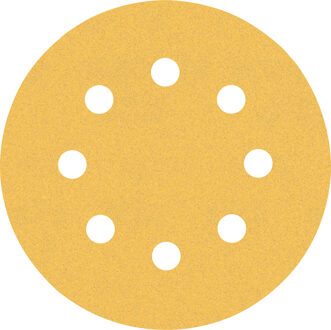 Expert C470 schuurpapier voor excenterschuurmachines 125 mm, 8 gaten, K60/120/240 6-delig - 2608900812
