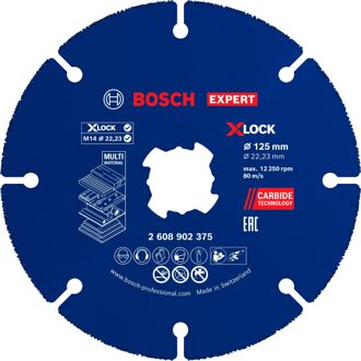 EXPERT Carbide Multi Wheel X-LOCK Doorslijpschijf 125 mm | 22,23 mm - 2608902375