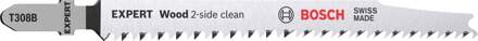 EXPERT Decoupeerzaagblad T308B 2st Wood 2-side clean - 2608901711