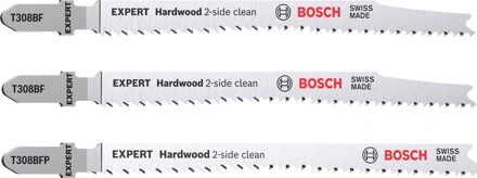 Expert 'Hardwood 2-side clean' decoupeerzaagbladenset 3-delig - 1 stuk(s) - 2608900549