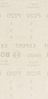 Expert M480 schuurnet voor vlakschuurmachines 93 x 186 mm, K220 - 10 stuk(s) - 2608900748