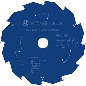 EXPERT Wood cordless Cirkelzaagblad | 165 x 1,5/1 x 20 mm | T12 - 2608902148